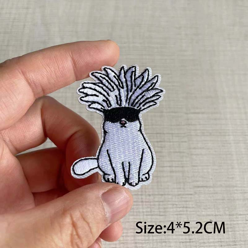 Hoạt Hình Miếng Dán Ủi Quần Áo Thêu Hình Mèo Dễ Thương diy