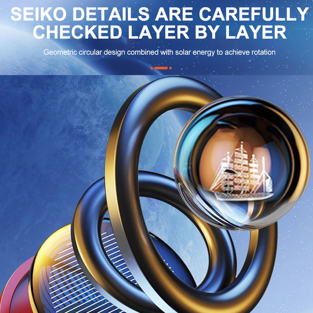 Hương Thơm Trang Trí Xe Hơi Sử Dụng Năng Lượng Mặt Trời Xoay Được