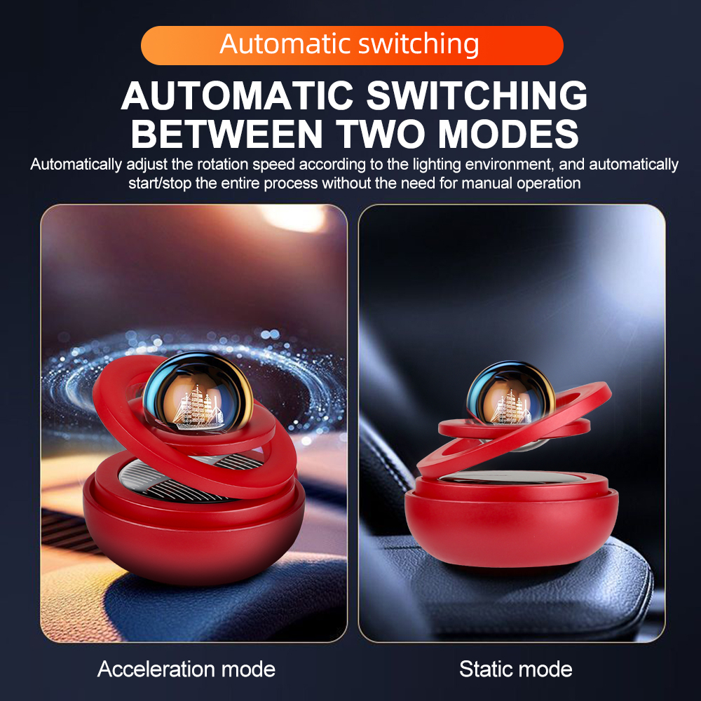 Hương Thơm Trang Trí Xe Hơi Sử Dụng Năng Lượng Mặt Trời Xoay Được