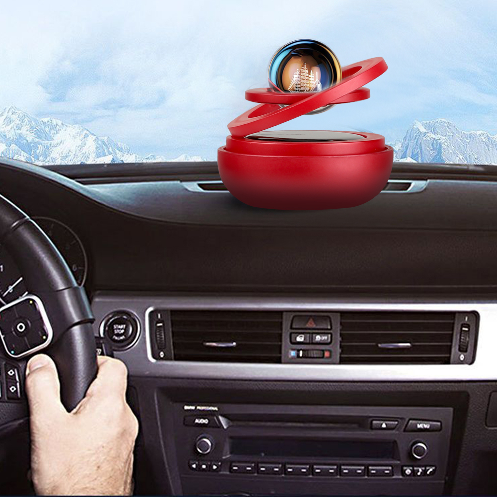 Hương Thơm Trang Trí Xe Hơi Sử Dụng Năng Lượng Mặt Trời Xoay Được