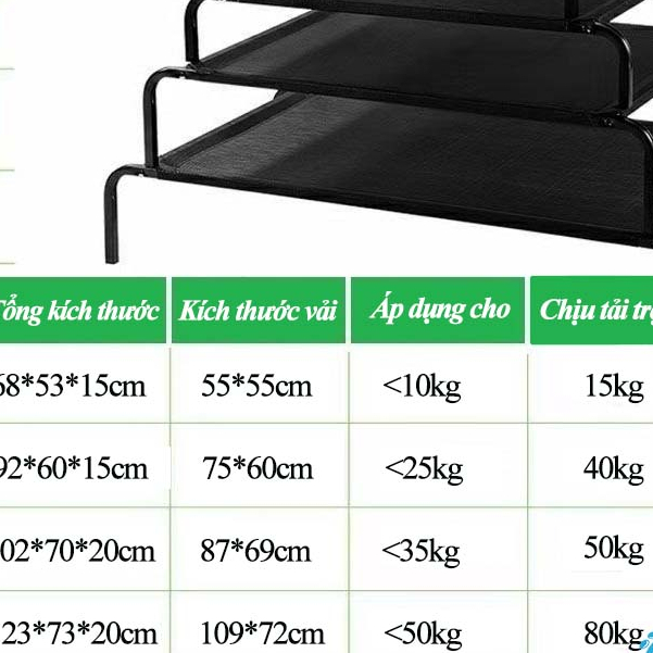 Giường thú cưng thoáng khí có thể được tháo rời giường chó bốn mùa giường hành quân chó đa năng