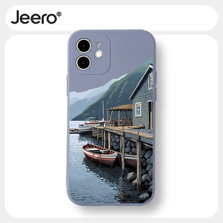 Ốp lưng JEERO mềm chống bẩn dễ thương đẹp độc lạ nam Cho iPhone 15 14 13 12 11 Pro Max SE 2020 X XR XS 8 7 ip 6S 6 Plus kute HFF3604