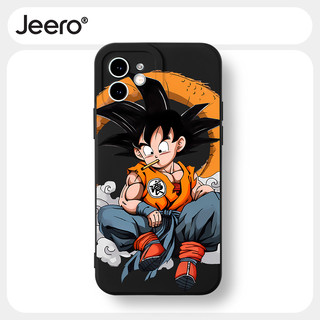 Ốp lưng JEERO mềm chống bẩn dễ thương đẹp độc lạ anime nam đen Cho iPhone 15 14 13 12 11 Pro Max SE 2020 X XR XS 8 7 ip 6S 6 Plus kute HFF3601