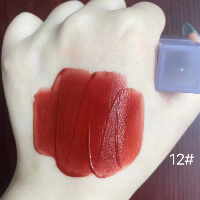 Abpopa Son Kem Hai Lớp Màu Nhung Lì Lâu Trôi Hình Gấu Ge bear