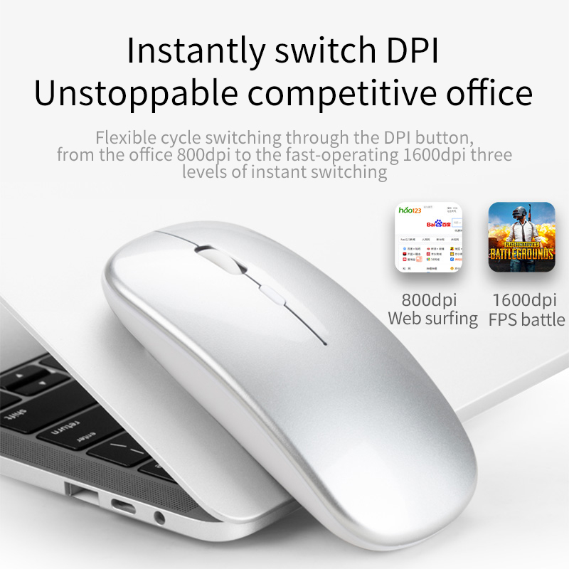 Chuột Không Dây YAQING 2.4GHz Wirerless + Bluetooth 5.0