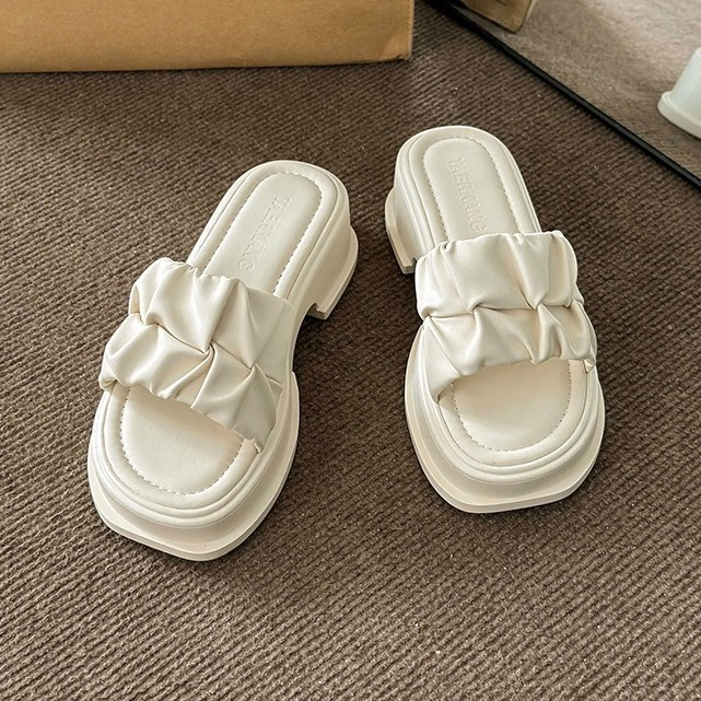 Leosoxs dép sandal nữ dép bánh mì nữ thời trang dép đế cao Chống Trượt 072019