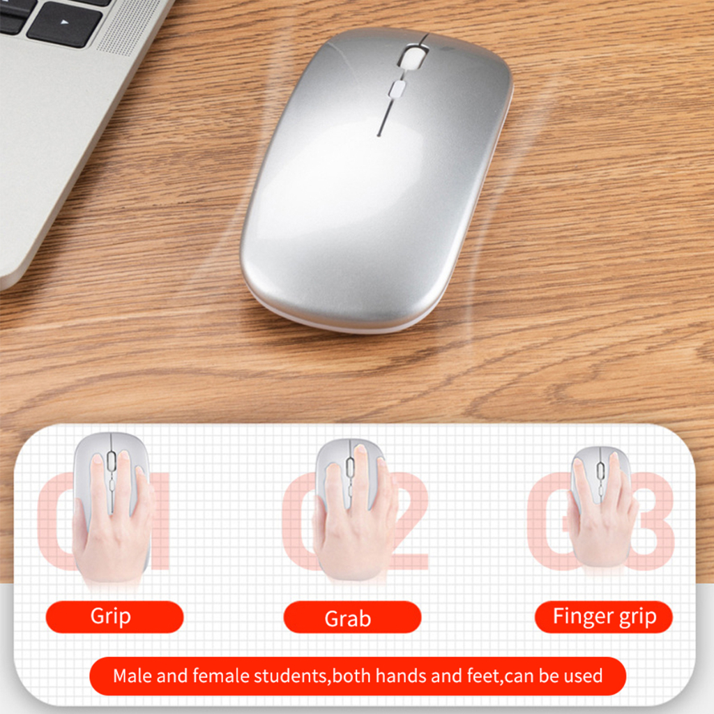 Chuột Không Dây YAQING 2.4GHz Wirerless + Bluetooth 5.0