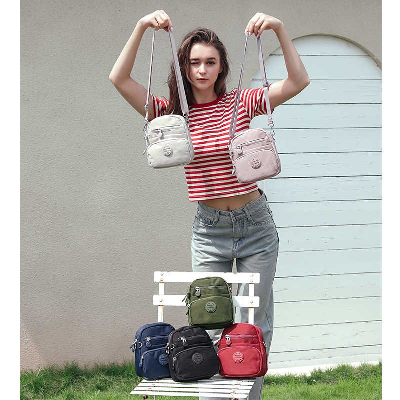 Túi Đeo Chéo mini Bằng Vải oxford Thời Trang Mới 2023 Dành Cho Bạn Nữ