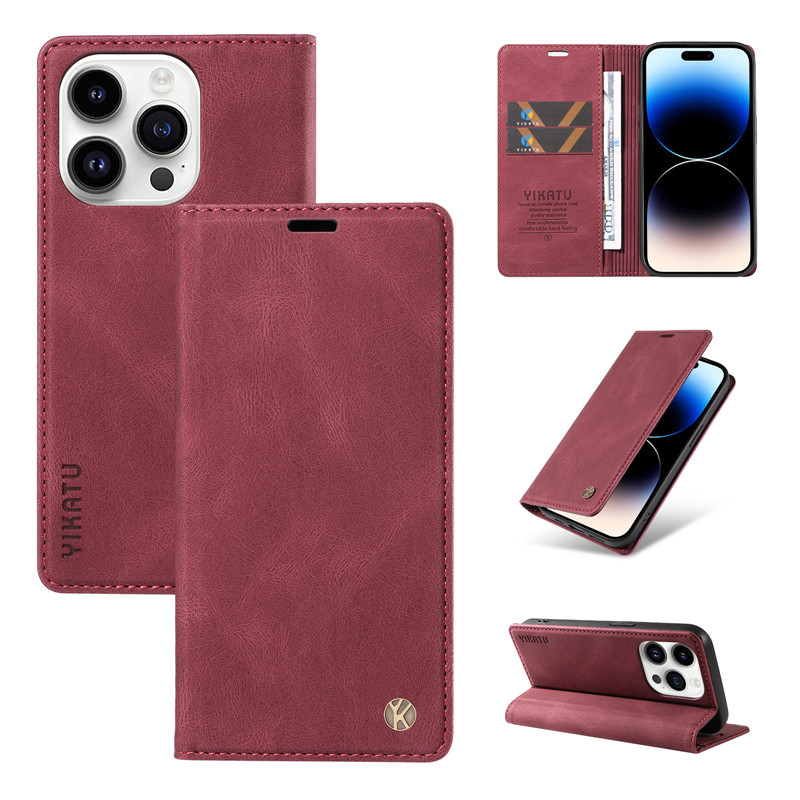 Mới Bao Nắp Gập Chất Giả Da Có Ngăn Đựng Thẻ Nhiều Mẫu Mã Cho Điện Thoại iphone 7 8 plus x xs xr 11 pro max Ốp