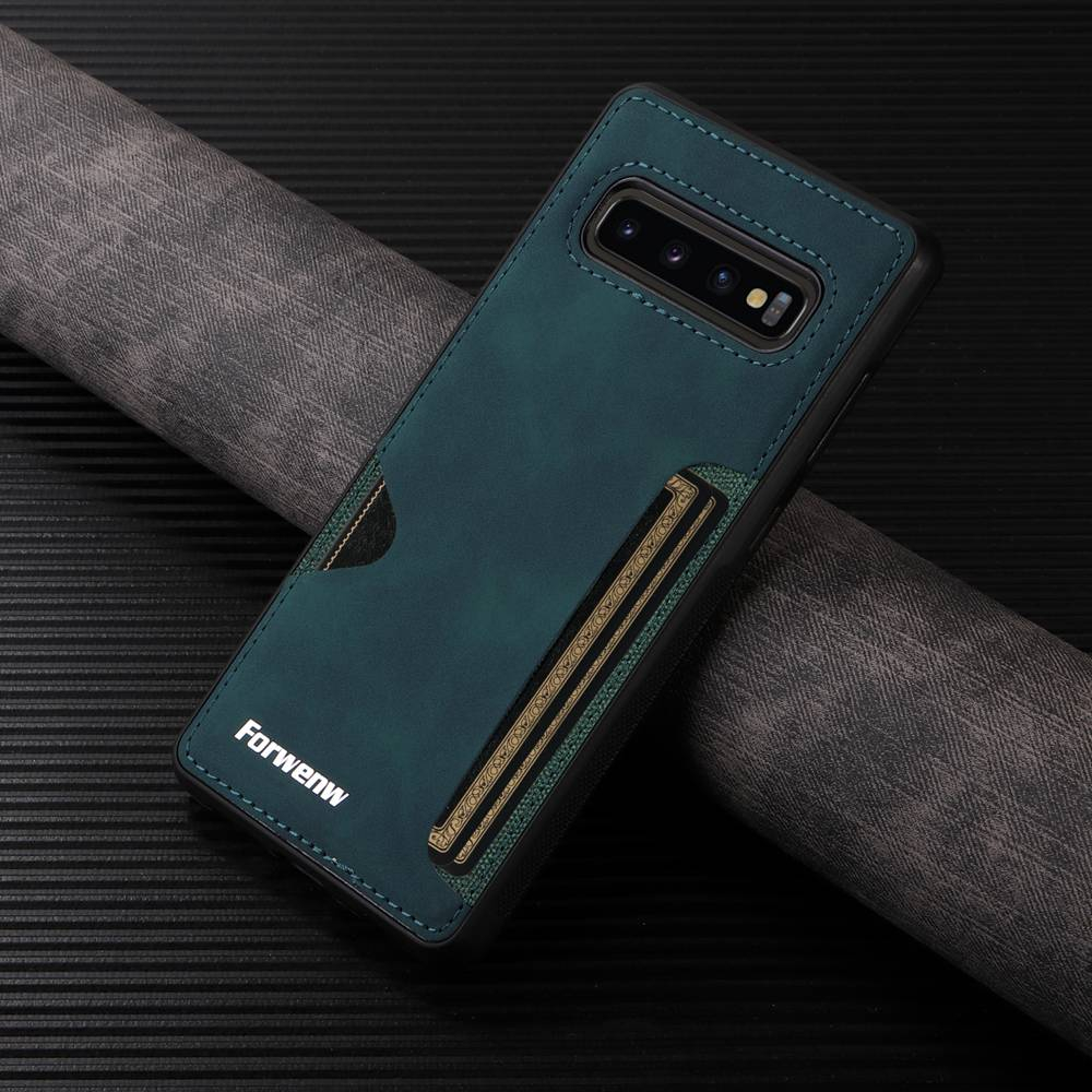 Pu Ốp Điện Thoại Da Viền tpu Dẻo Sang Trọng Chống Sốc Cho samsung galaxy s8 s9 s10 plus s10e