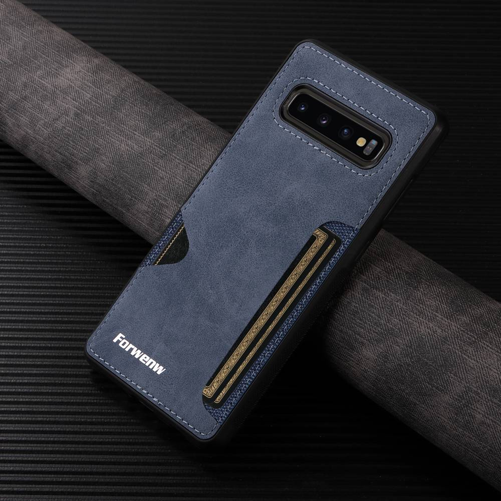 Pu Ốp Điện Thoại Da Viền tpu Dẻo Sang Trọng Chống Sốc Cho samsung galaxy s8 s9 s10 plus s10e