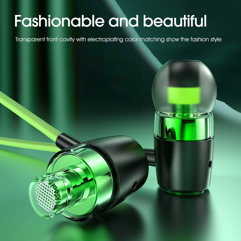 Tai Nghe Nhét Tai M10 Jack 3.5mm Âm Thanh Siêu Trầm Có Micro Thiết Kế Thời Trang