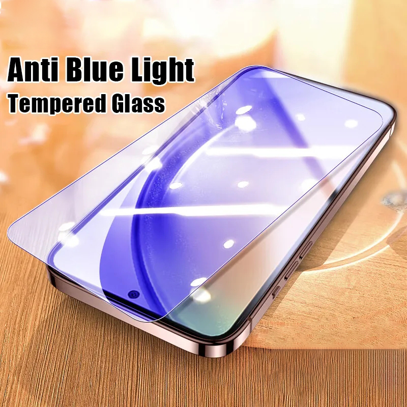 Kính cường lực chống ánh sáng xanh bảo vệ mắt chất lượng cao cho For IPhone 15 14 13 12 Mini 11 Pro X Xs Max XR 6 6s 7 8 Plus