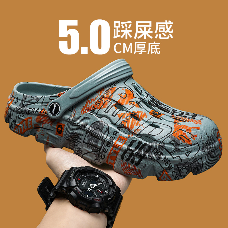 Dép Sandal Đế Dày Chống Trượt Thời Trang Mùa Hè 2023 Mới Cho Nam