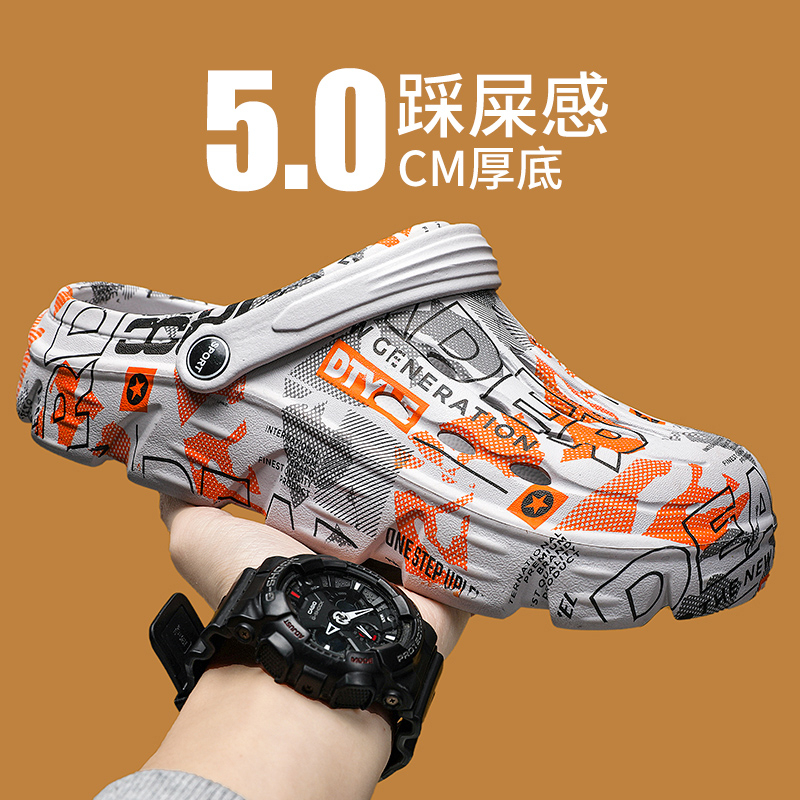 Dép Sandal Đế Dày Chống Trượt Thời Trang Mùa Hè 2023 Mới Cho Nam
