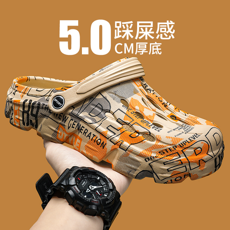 Dép Sandal Đế Dày Chống Trượt Thời Trang Mùa Hè 2023 Mới Cho Nam
