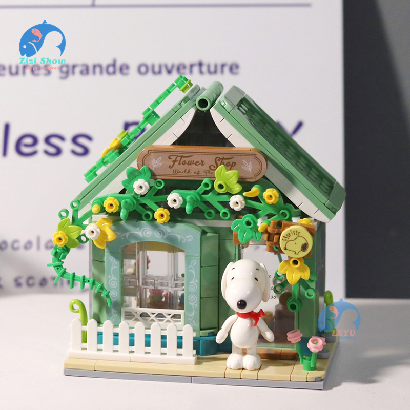 Bộ Đồ Chơi Lắp Ráp Mô Hình Nhà Snoopy Cho Bé