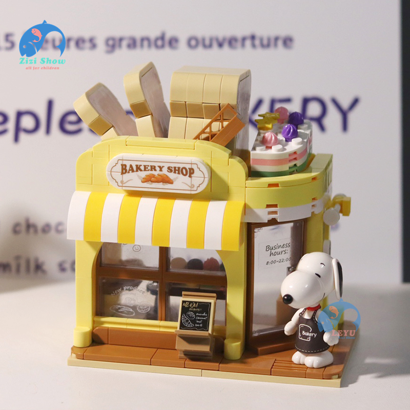 Bộ Đồ Chơi Lắp Ráp Mô Hình Nhà Snoopy Cho Bé