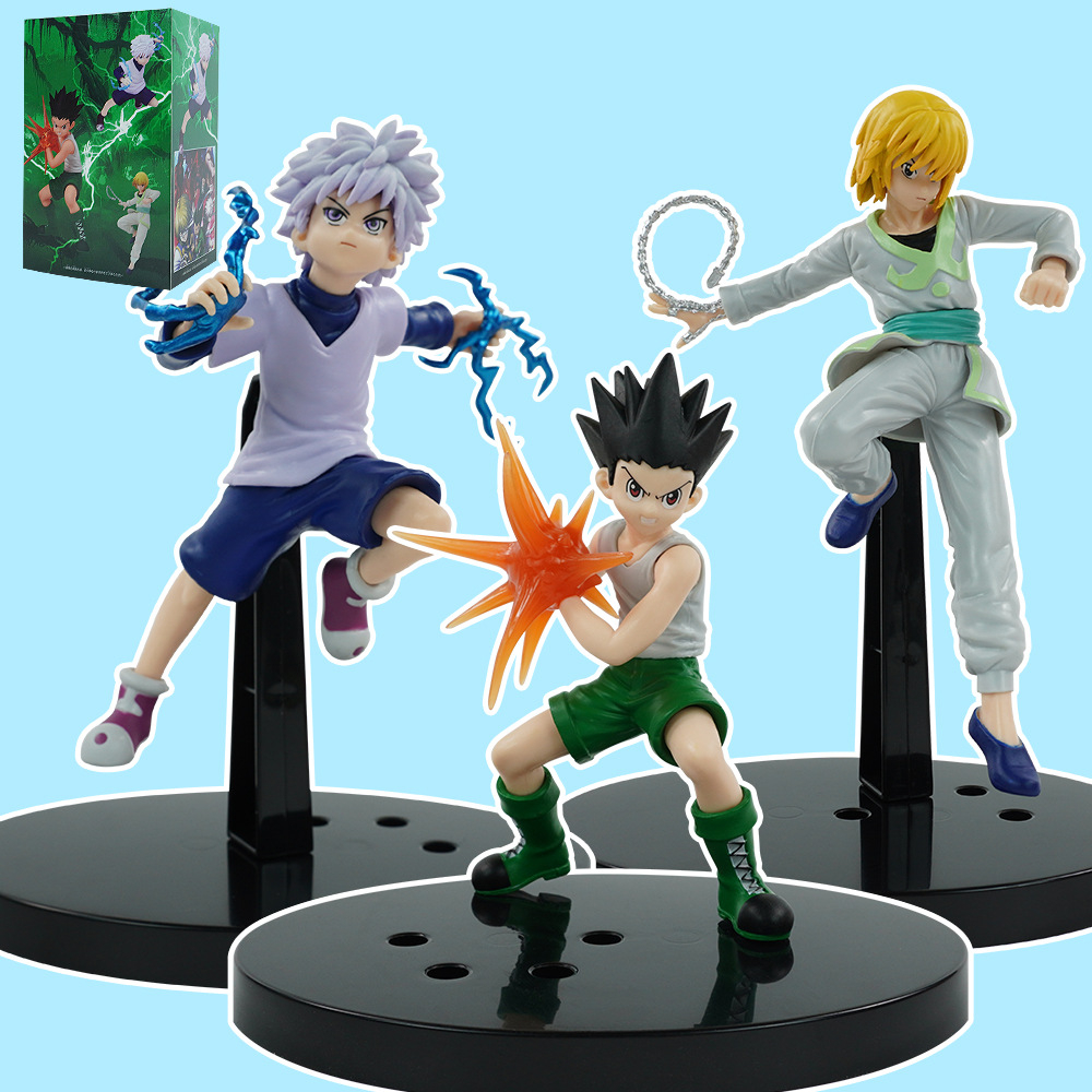 Mô Hình Nhân Vật gon freecss zoldyck kurapika Bằng pvc 14-18cm