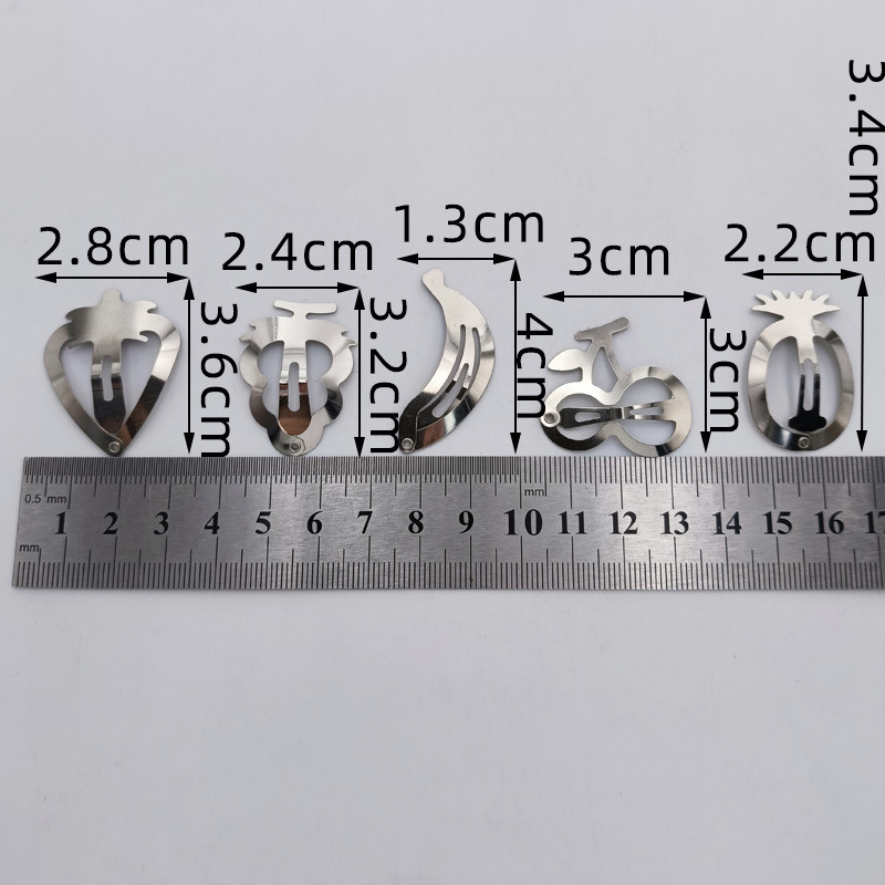 🍒🍒CHERRYKOKO Y2k Kẹp Tóc Ngôi Sao Năm Cánh Bằng Kim Loại Màu Bạc Mát Mẻ Dễ Phối Đồ Dành Cho Bạn Gái