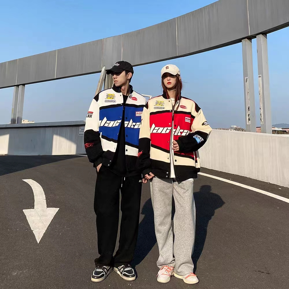 Áo Khoác Bóng Chày In Chữ Thời Trang Mùa Thu 2023 Cá Tính Cho Nam Và Nữ