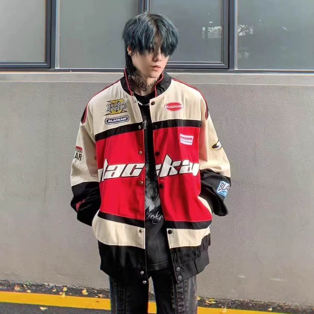 Áo Khoác Bóng Chày In Chữ Thời Trang Mùa Thu 2023 Cá Tính Cho Nam Và Nữ