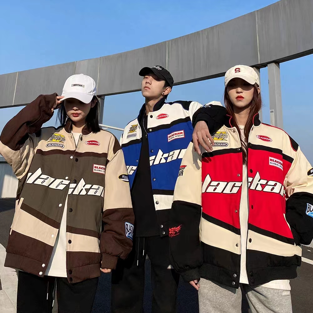 Áo Khoác Bóng Chày In Chữ Thời Trang Mùa Thu 2023 Cá Tính Cho Nam Và Nữ