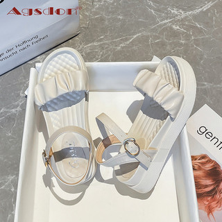 Agsdon Sandal Đế Xuồng Cao 4cm Thời Trang Mùa Hè 2024 Phong Cách Mới Cho Nữ