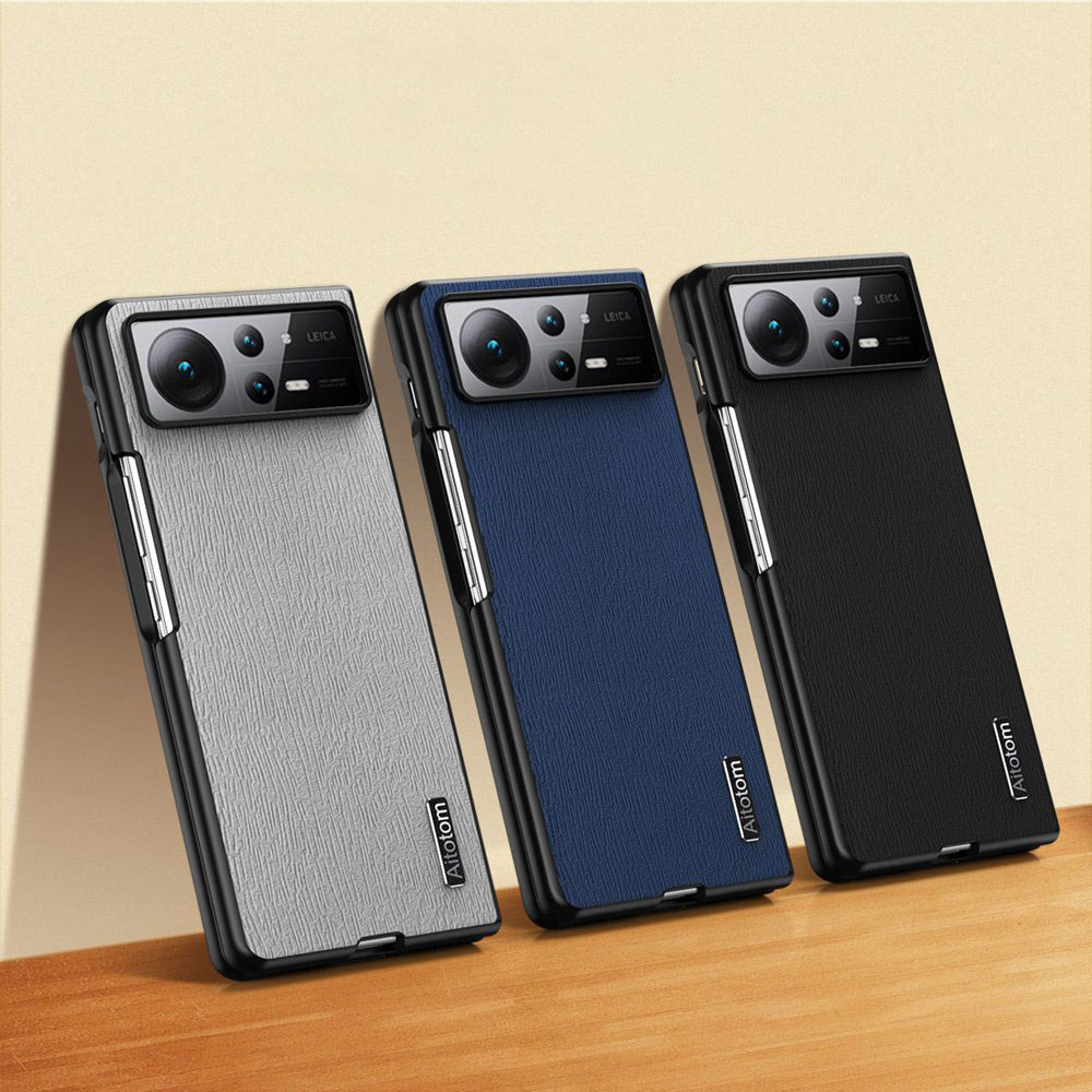 Mềm Bao Da Điện Thoại pu Trơn Màu Cho xiaomi mix fold 2 3 fold 2 fold 3