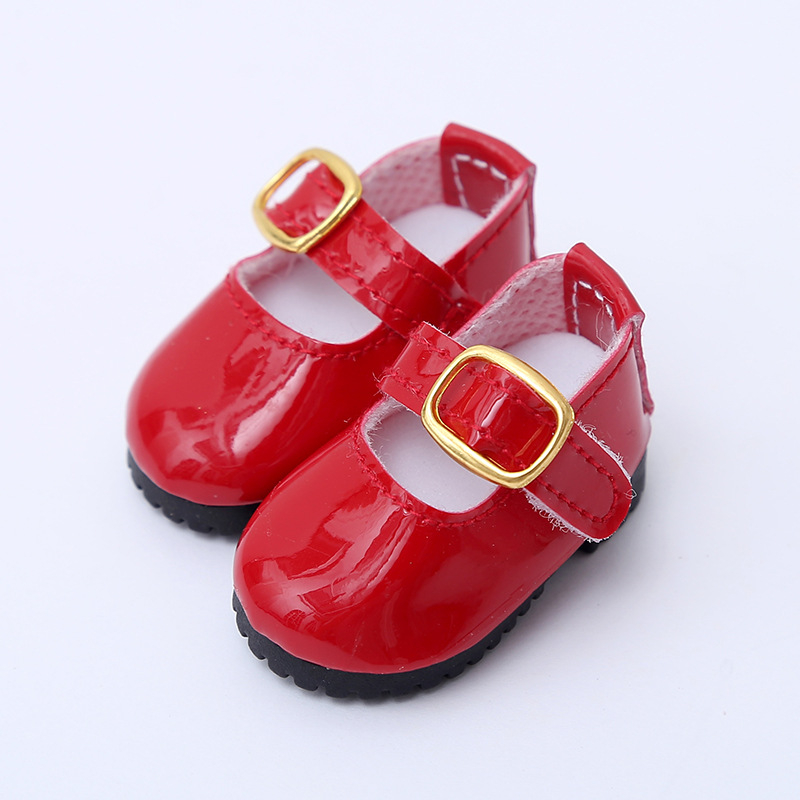 Mới Đôi Giày Da pu 28cm Đáng Yêu Cho Búp Bê Tỉ Lệ 1 / 6