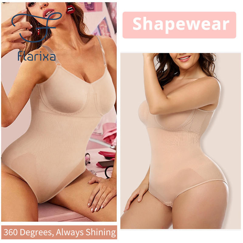 Flarixa Áo Lót Định Hình Cơ Thể Không Đường May Size s-3xl