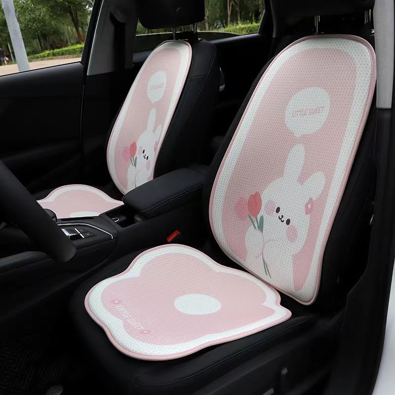 Đệm Lót Ghế Ngồi Xe Hơi In Hoạt Hình Thoáng Khí Chống Trượt