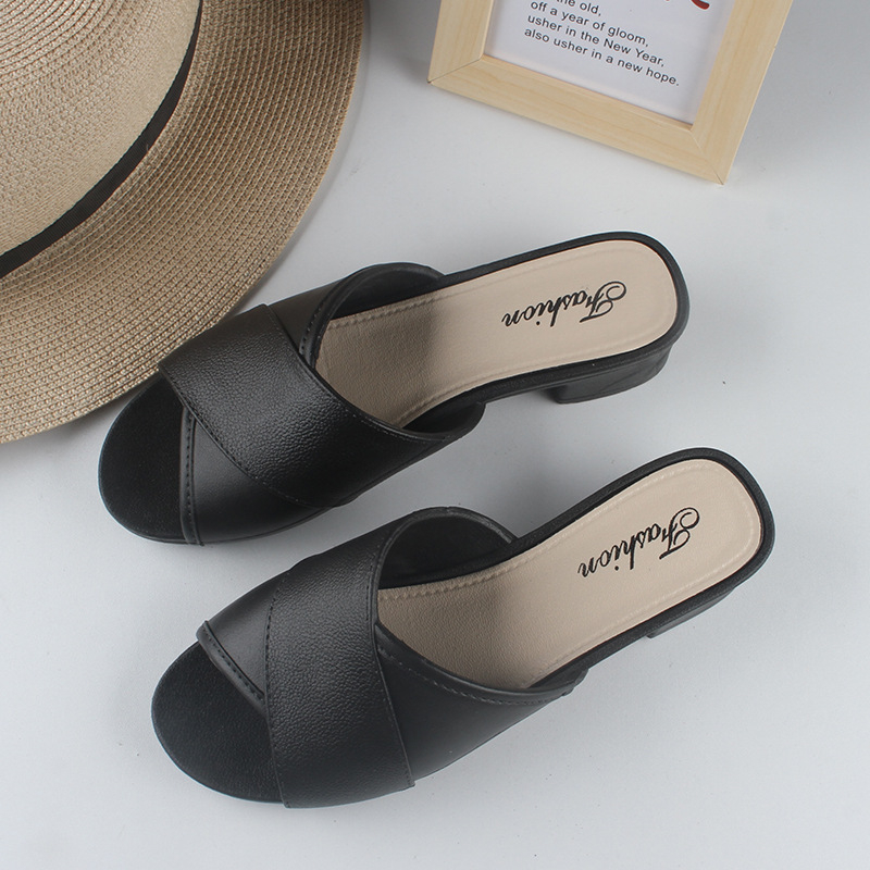 2024 Giày Xăng Đan Thời Trang Đế Dày Dây Đeo Chéo Màu Dép Mùa Hè Nữ