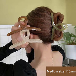 👾miua Kẹp Tóc Hình Cá Mập Bằng acrylic Dễ Thương