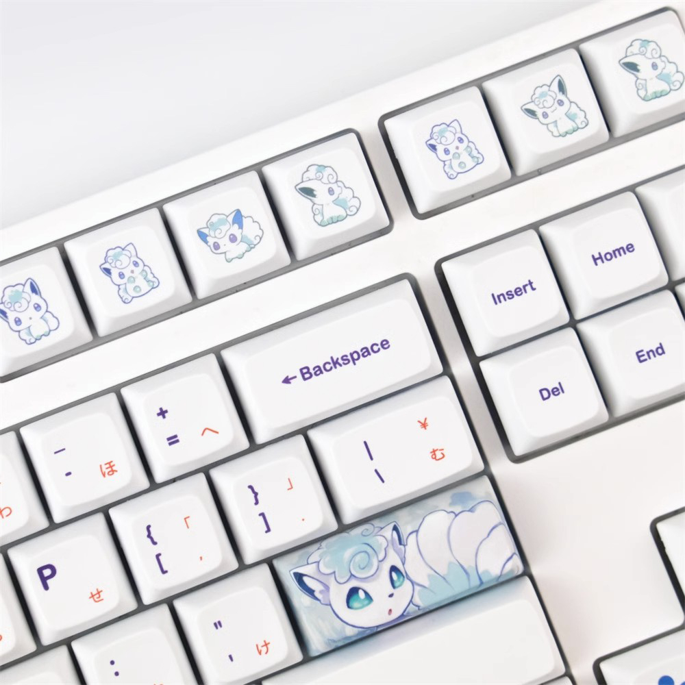 Nắp Đậy Phím Nhuộm arora six-tail Chất Liệu pbt 142 Phím Phù Hợp Cho Bàn Phím Cơ 61 / 68 / 71 / 84 / 87 / 96 / 104