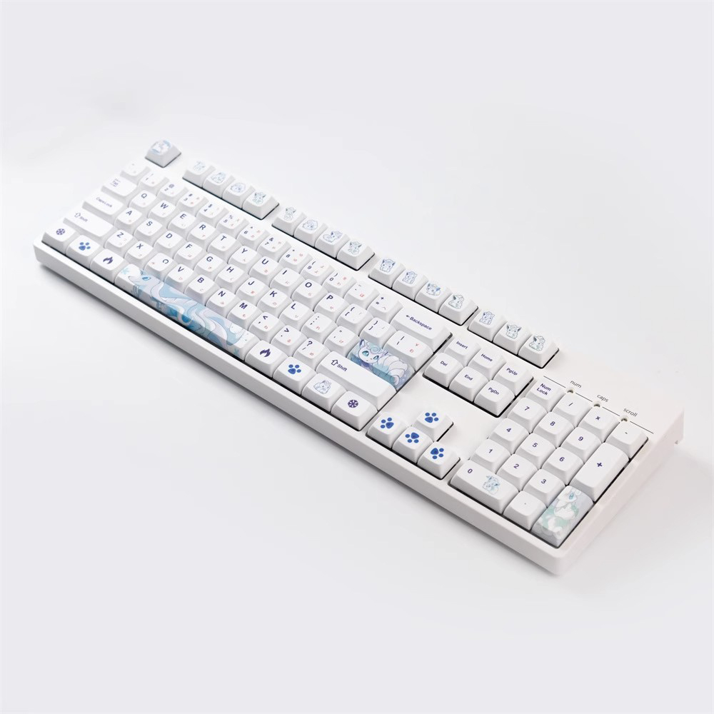 Nắp Đậy Phím Nhuộm arora six-tail Chất Liệu pbt 142 Phím Phù Hợp Cho Bàn Phím Cơ 61 / 68 / 71 / 84 / 87 / 96 / 104