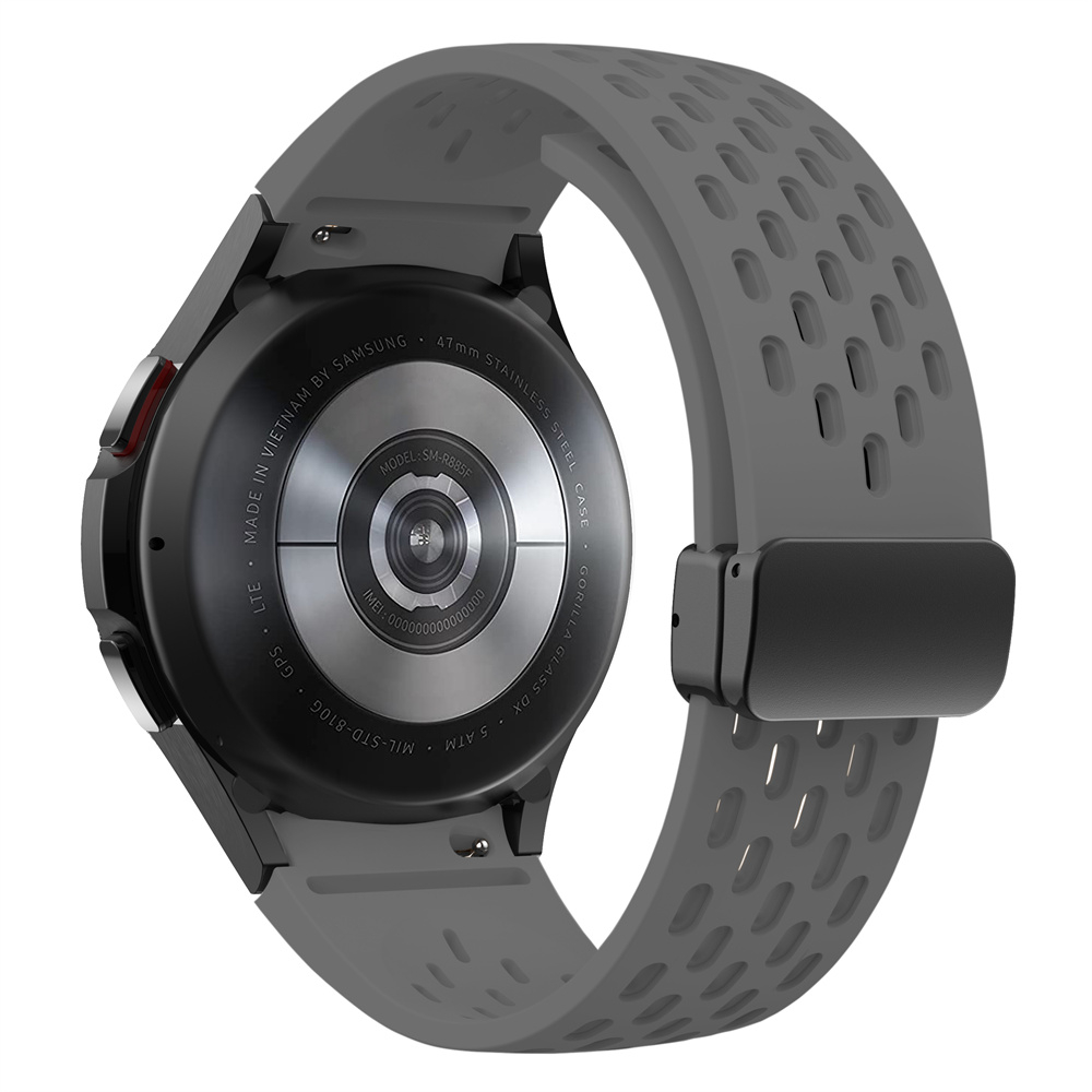 Dây đeo silicon Vòng đeo tay thoáng khí cho Galaxy Watch 6 5 Pro 4 44mm 40mm 45mm Classic 42mm 47mm 46mm 43mm