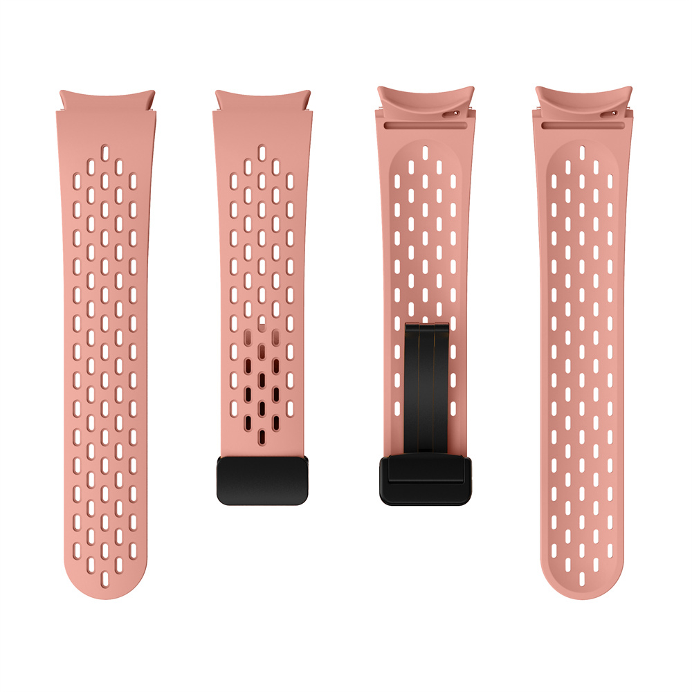 Dây đeo silicon Vòng đeo tay thoáng khí cho Galaxy Watch 6 5 Pro 4 44mm 40mm 45mm Classic 42mm 47mm 46mm 43mm