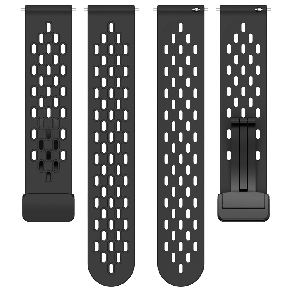 Silicone Dây Đeo Silicon Thoáng Khí Cho Đồng Hồ Thông Minh Huami Amazfit Bip 5 3 U Pro S / GTS 4 Mini 3 2
