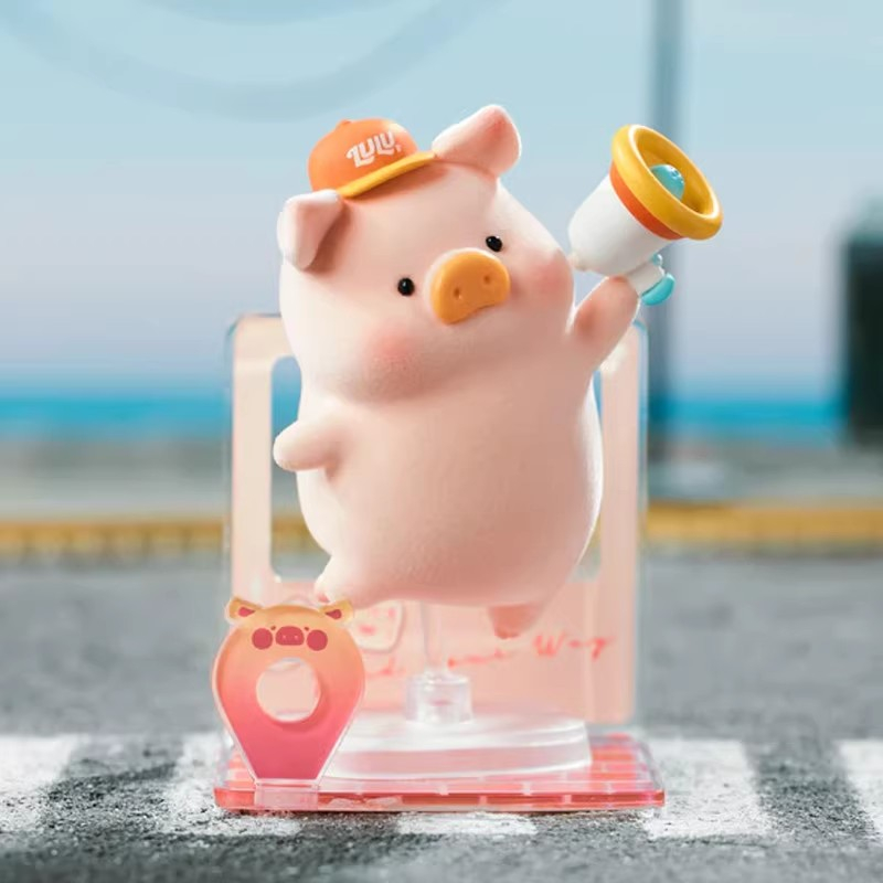 Mô Hình Nhân Vật lulu the piggy Dễ Thương Dùng Trang Trí Bàn Làm Việc