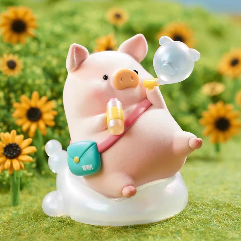 Mô Hình Nhân Vật lulu the piggy Dễ Thương Dùng Trang Trí Bàn Làm Việc