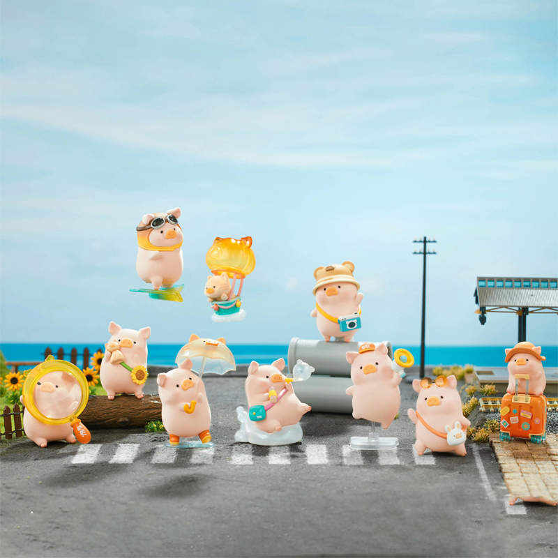 Mô Hình Nhân Vật lulu the piggy Dễ Thương Dùng Trang Trí Bàn Làm Việc