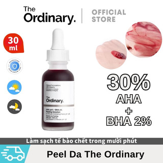 Peel da ordinary the ordinary aha 30% + bha 2% peeling solution 30ml thanh tẩy da peel da tẩy da chết hóa học