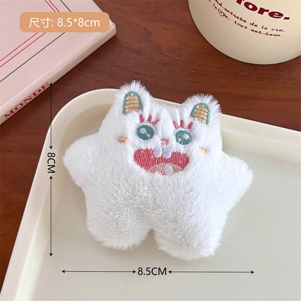 Trâm Cài Túi Ba Mắt Nhồi Bông Hình Búp Bê Quái Vật Nhỏ Dễ Thương Phong Cách one-Eye Giảm Giá 1k