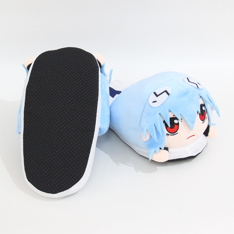 Dép Bông Đi Trong Nhà Hình Hoạt Hình Nhật Bản neon genesis Evaangelion eva ayanami rei 28cm Cho Nam Nữ
