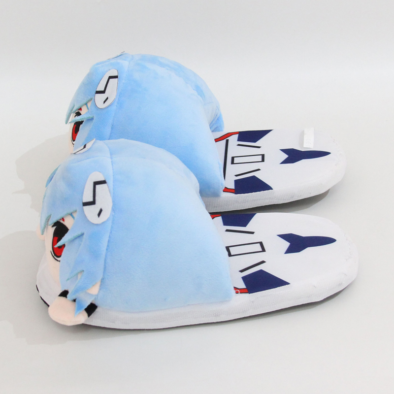 Dép Bông Đi Trong Nhà Hình Hoạt Hình Nhật Bản neon genesis Evaangelion eva ayanami rei 28cm Cho Nam Nữ