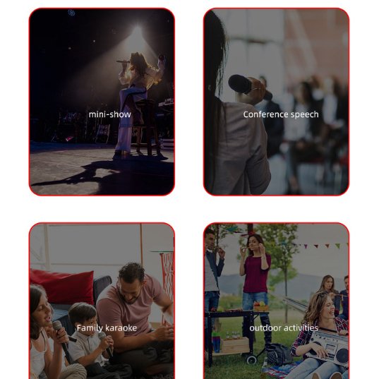 Micro karaoke Không Dây Cầm Tay Cho Hát karaoke Tại Nhà