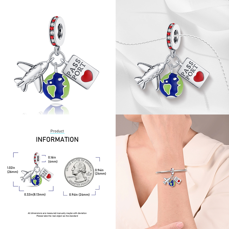 Hộp Đựng Trang Sức / Son Môi / Vòng Tay Bằng Bạc sterling 925 Mẫu Mới 2023 Hình Giày Cao Gót Tùy Chỉnh Chính Hãng Cho Nữ