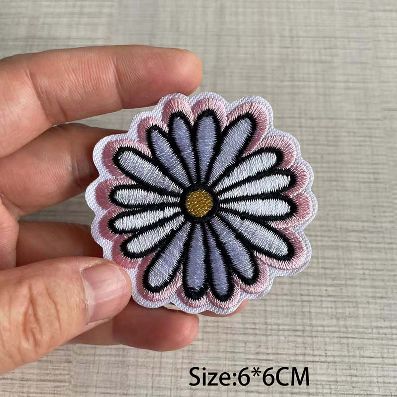 Miếng Dán Ủi Quần Áo Thêu Hình Hoa Hướng Dương diy