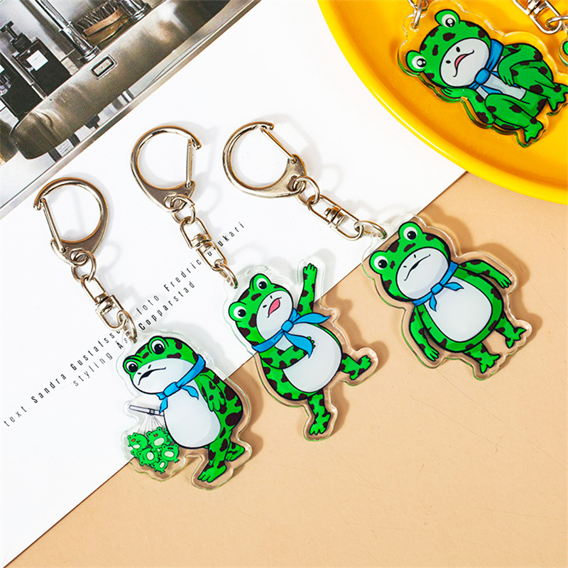 Dễ Thương Móc Khóa Hình Ếch Hoạt Hình Đáng Yêu